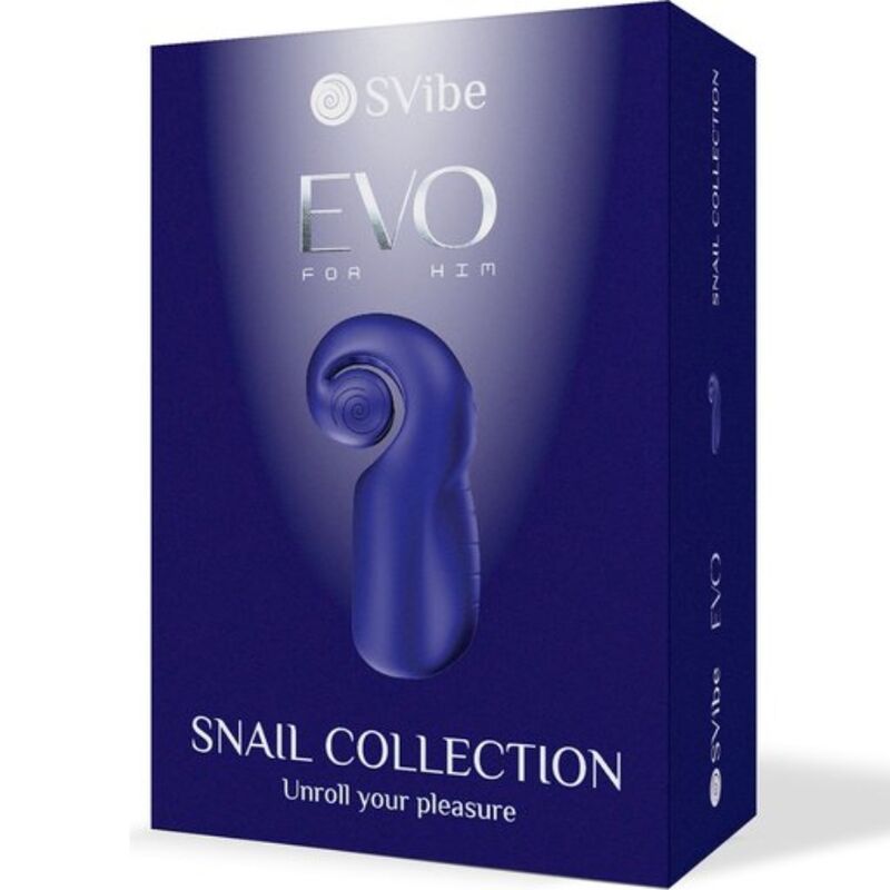 SNAIL VIBE - EVO FOR HIM MALE MASTURBATOR SLIDE NROLL DARK BLUE - My naughty haven #
