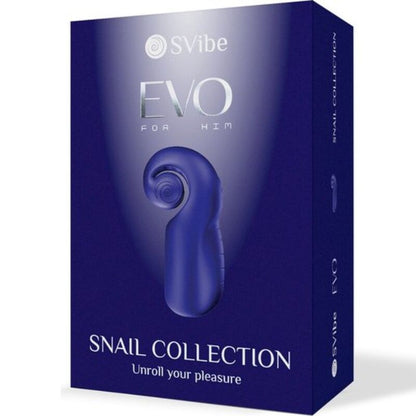 SNAIL VIBE - EVO FOR HIM MALE MASTURBATOR SLIDE NROLL DARK BLUE - My naughty haven #
