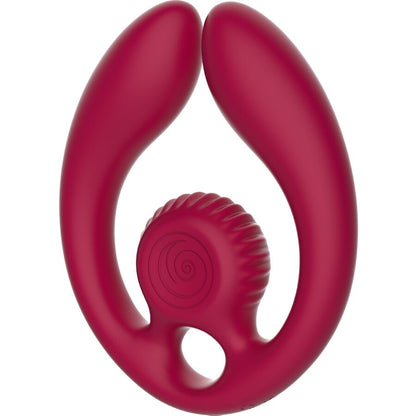 SNAIL VIBE - GIZI DUO COUPLES STIMULATOR REMOTE CONTROL BURGUNDY - My naughty haven #