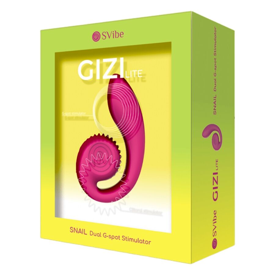SNAIL VIBE - GIZI LITE DUAL G-SPOT & CLITORAL PINK VIBRATOR - My naughty haven #