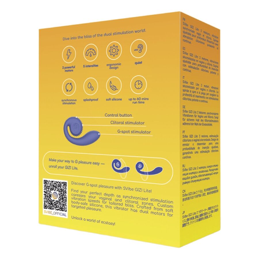 SNAIL VIBE - GIZI LITE DUAL G-SPOT & CLITORAL PURPLE VIBRATOR - My naughty haven #