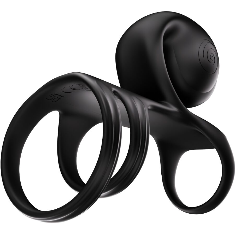SNAIL VIBE - JOVI ARC COUPLE RING REMOTE CONTROL BLACK - My naughty haven #