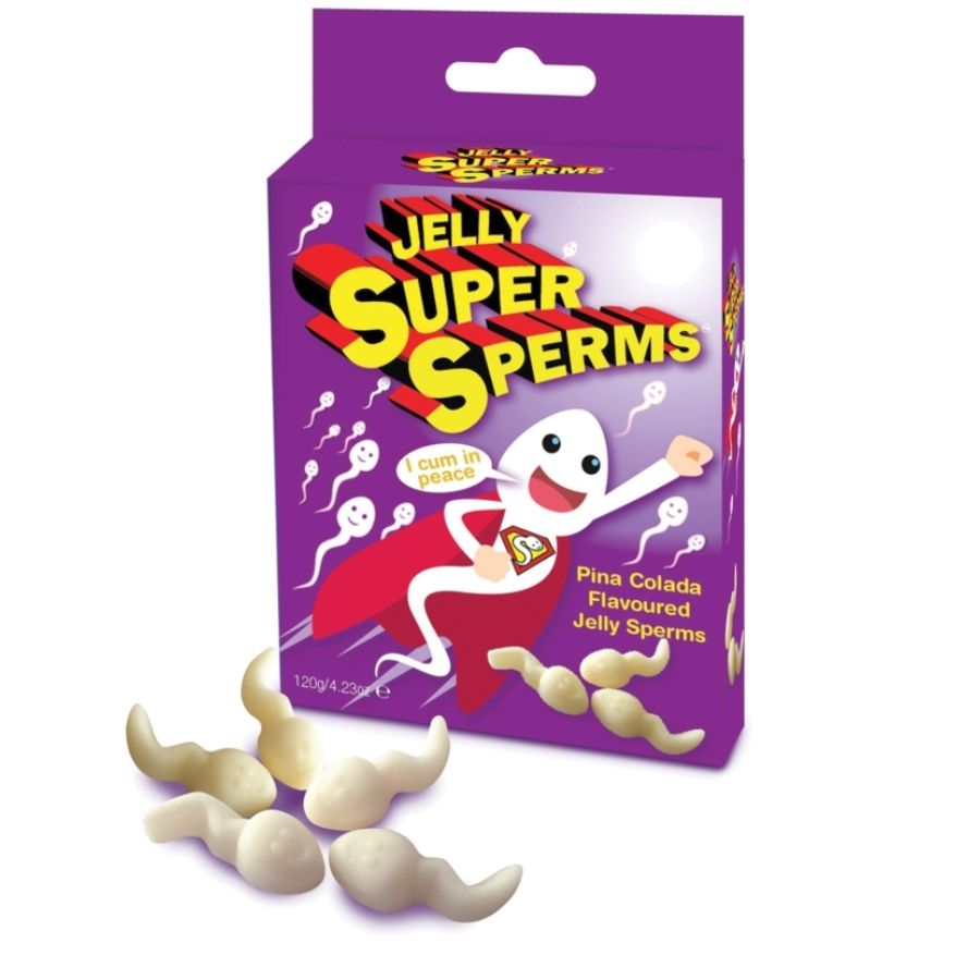 SPENCER & FLEETWOOD - JELLY SUPER SPERM GUMMIES FORM SPERM 120 GR - My naughty haven #