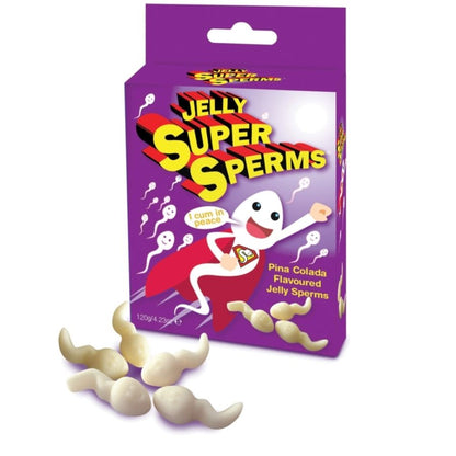 SPENCER & FLEETWOOD - JELLY SUPER SPERM GUMMIES FORM SPERM 120 GR - My naughty haven #