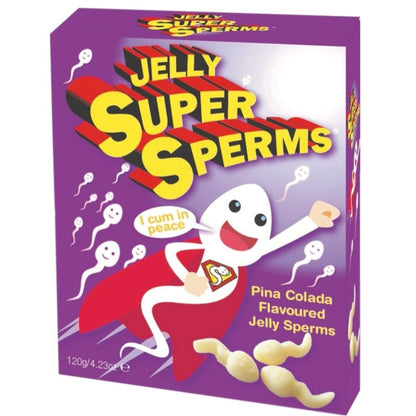 SPENCER & FLEETWOOD - JELLY SUPER SPERM GUMMIES FORM SPERM 120 GR - My naughty haven #