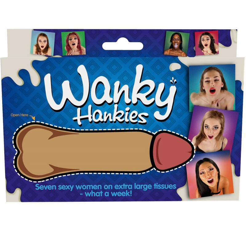 SPENCER & FLEETWOOD - WANKY HANKIES 7 EXTRA LARGE WOMEN'S HANDKERCHIEFS - My naughty haven #