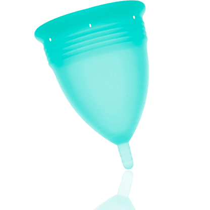 STERCUP - FDA SILICONE MENSTRUAL CUP AQUAMARINE - SIZE L - My naughty haven #