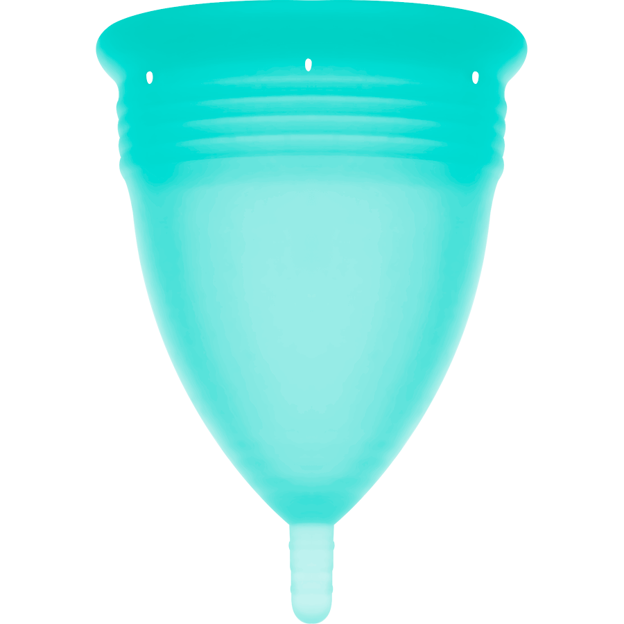 STERCUP - FDA SILICONE MENSTRUAL CUP AQUAMARINE - SIZE S - My naughty haven #