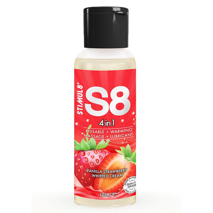 STIMUL8 - S8 4 IN 1 STRAWBERRY DESSERT LUBRICANT 125 ML - My naughty haven #