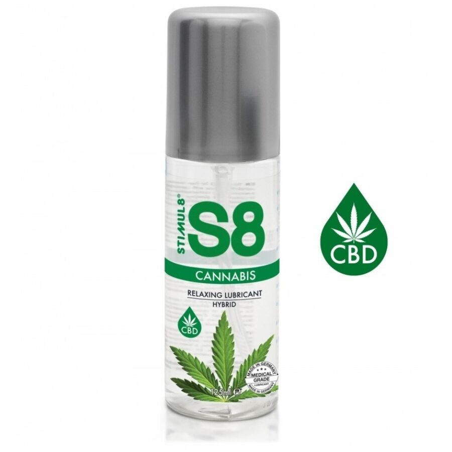 STIMUL8 - S8 CANNABIS HYBRID LUBRICANT 125 ML - My naughty haven #