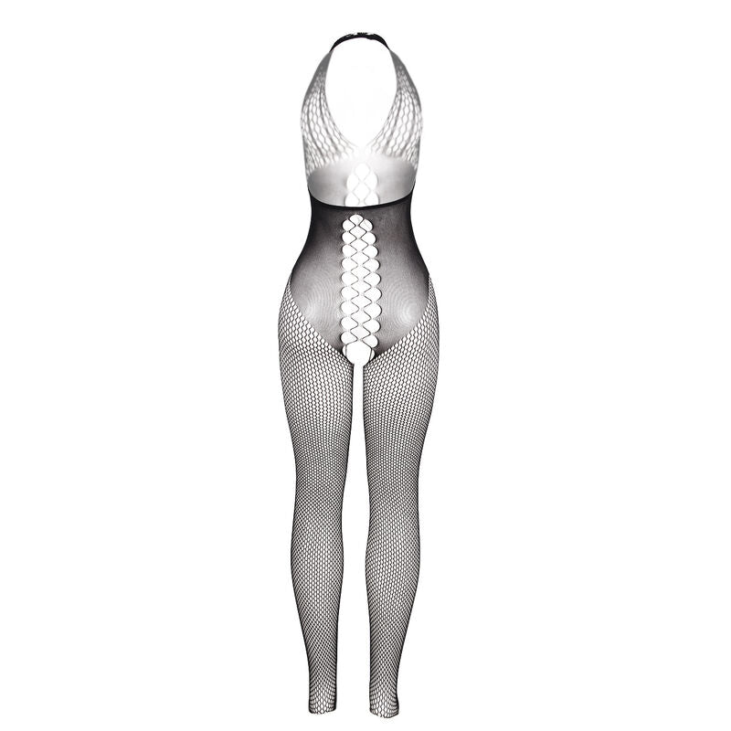 SUBBLIME - 951832 BODYSTOCKING WITH OPEN BACK AND CROSS DETAILS BLACK ONE SIZE - My naughty haven #