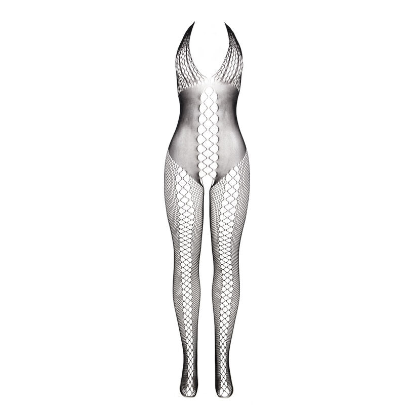 SUBBLIME - 951832 BODYSTOCKING WITH OPEN BACK AND CROSS DETAILS BLACK ONE SIZE - My naughty haven #