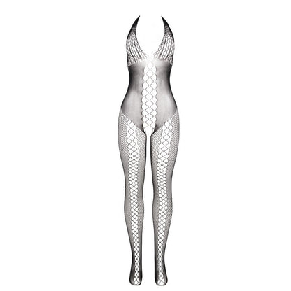SUBBLIME - 951832 BODYSTOCKING WITH OPEN BACK AND CROSS DETAILS BLACK ONE SIZE - My naughty haven #