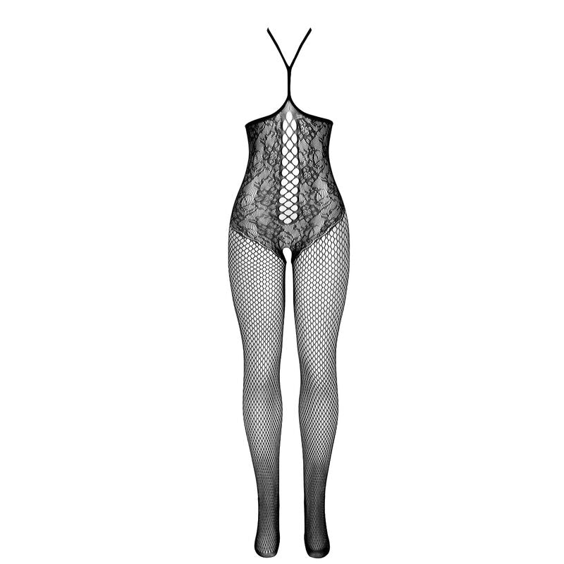 SUBBLIME - 951849 OPEN CUP FISHNET BODYSTOCKING AND HALTER NECK BLACK ONE SIZE - My naughty haven #