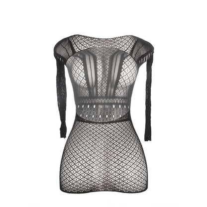SUBBLIME - 951931 SHORT FISHNET DRESS WITH BARE BACK ONE SIZE - My naughty haven #