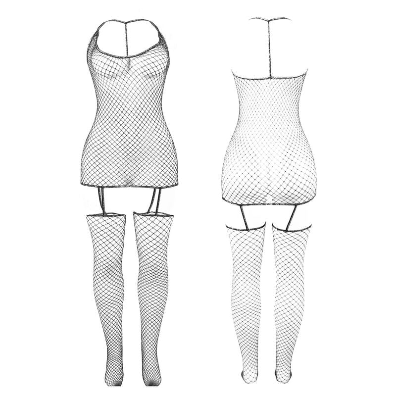 SUBBLIME - 951955 SHINY FISHNET BODYSTOCKING ONE SIZE - My naughty haven #