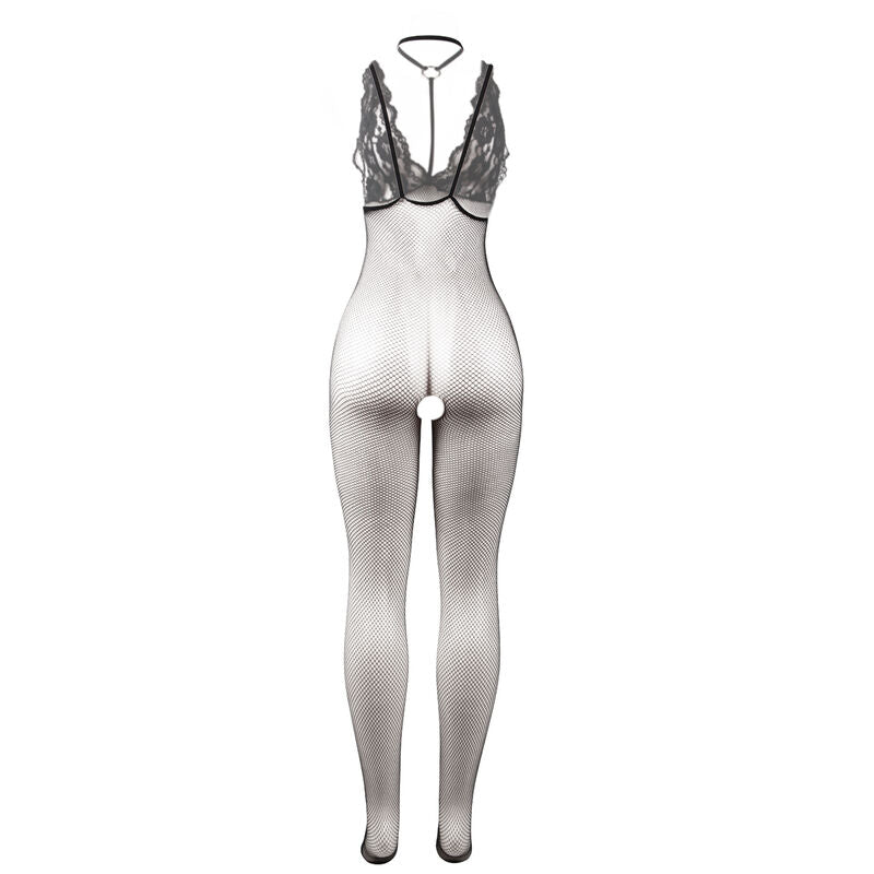 SUBBLIME - 951993 BLACK TRANSPARENT FISHNET CROTCHLESS BODYSTOCKING ONE SIZE - My naughty haven #