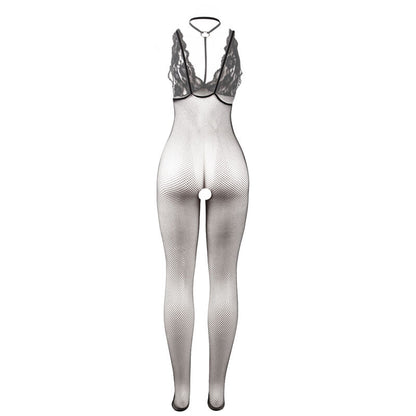 SUBBLIME - 951993 BLACK TRANSPARENT FISHNET CROTCHLESS BODYSTOCKING ONE SIZE - My naughty haven #