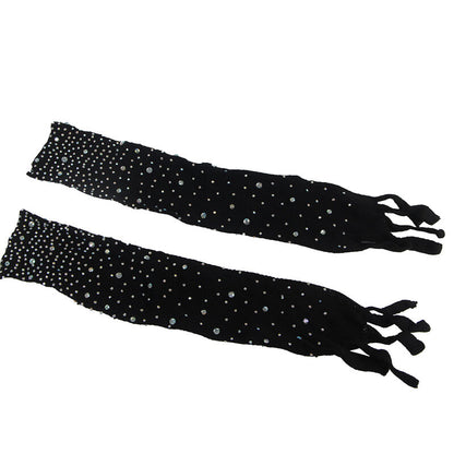 SUBBLIME - 952174 FISHNET BODYSTOCKING WITH GLOVES AND DIAMONDS BLACK ONE SIZE - My naughty haven #