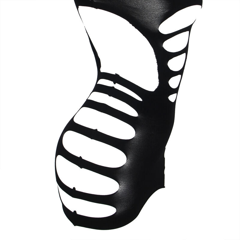 SUBBLIME - 952266 LONG SLEEVE ELASTIC FISHNET DRESS BLACK ONE SIZE - My naughty haven #