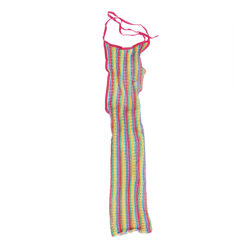 SUBBLIME - 952341 RAINBOW FISHNET DRESS ONE SIZE - My naughty haven #