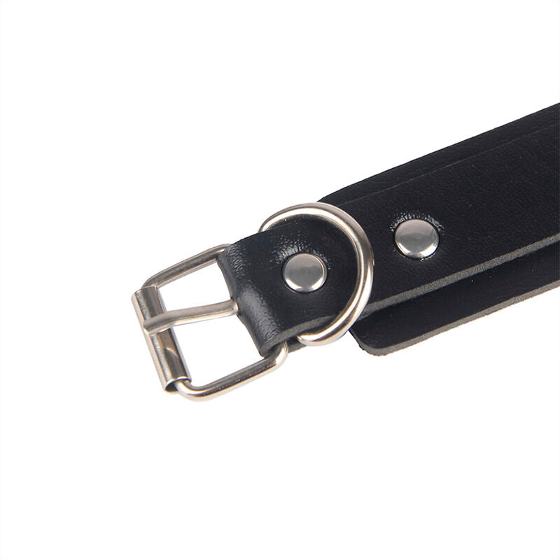 SUBBLIME - 953690 HANDCUFFS WITH BONDAGE BELT BLACK ONE SIZE - My naughty haven #