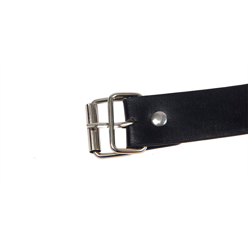 SUBBLIME - 953720 BONDAGE LEATHER STRAP BREAST CLAMPS BLACK ONE SIZE - My naughty haven #
