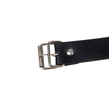 SUBBLIME - 953720 BONDAGE LEATHER STRAP BREAST CLAMPS BLACK ONE SIZE - My naughty haven #