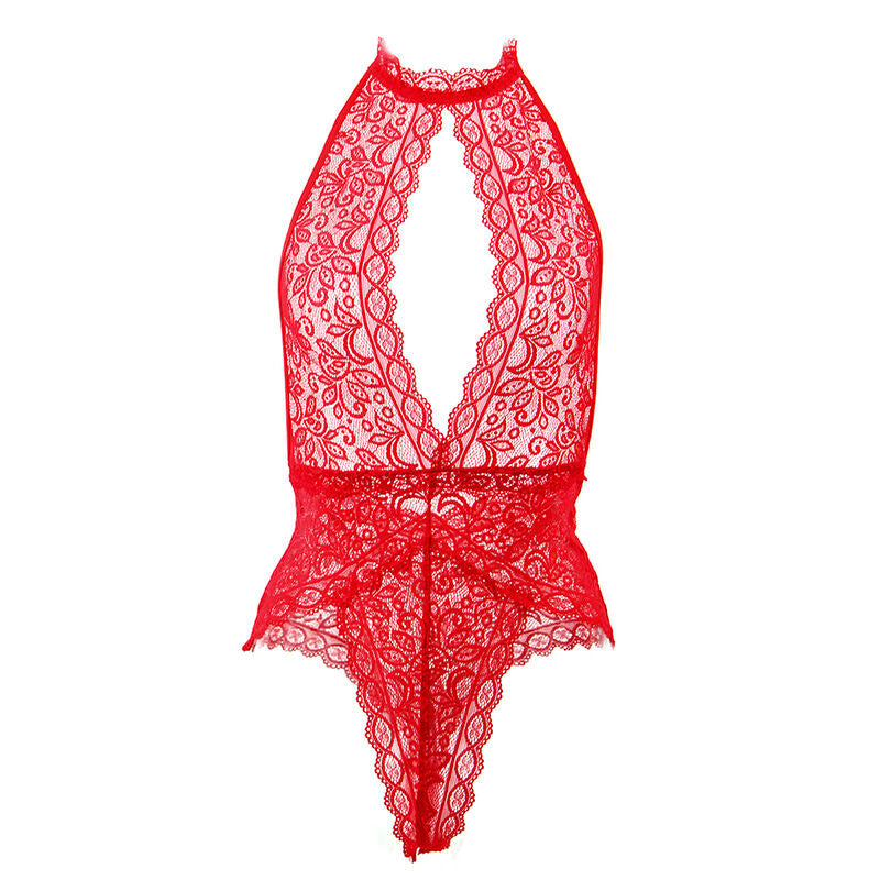 SUBBLIME - 953881 OPEN CUP BODYSUIT RED L/XL - My naughty haven #