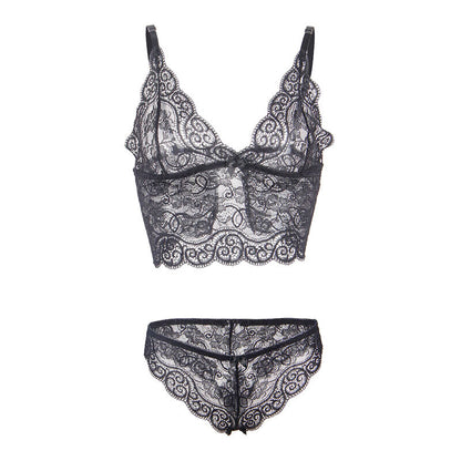 SUBBLIME - 953928 SILK AND LACE NIGHTGOWN + PANTIES BLACK L/XL - My naughty haven #