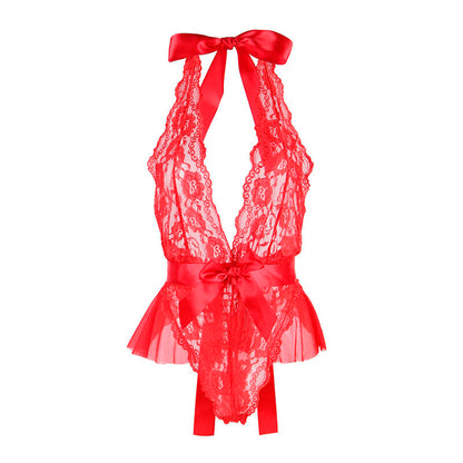 SUBBLIME - 953973 SEXY BODY WITH RUFFLES + BELT RED S/M - My naughty haven #