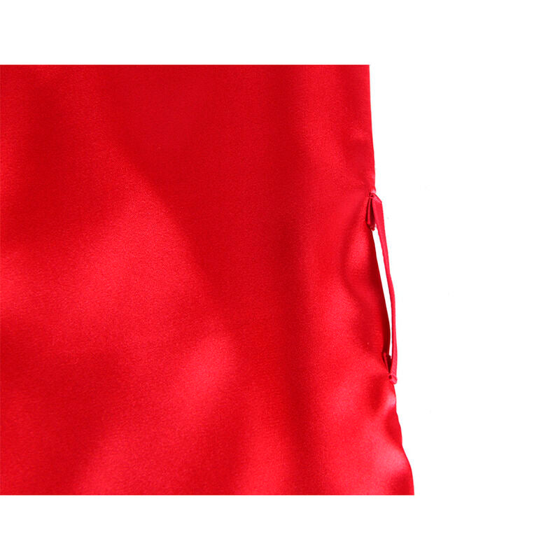 SUBBLIME - 954017 LACE SHEER BACK CAMISOLE + THONG RED/BLACK S/M - My naughty haven #