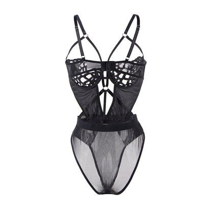 SUBBLIME - 954055 SEXY LACE BODYSUIT BLACK S/M - My naughty haven #