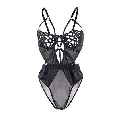 SUBBLIME - 954055 SEXY LACE BODYSUIT BLACK S/M - My naughty haven #