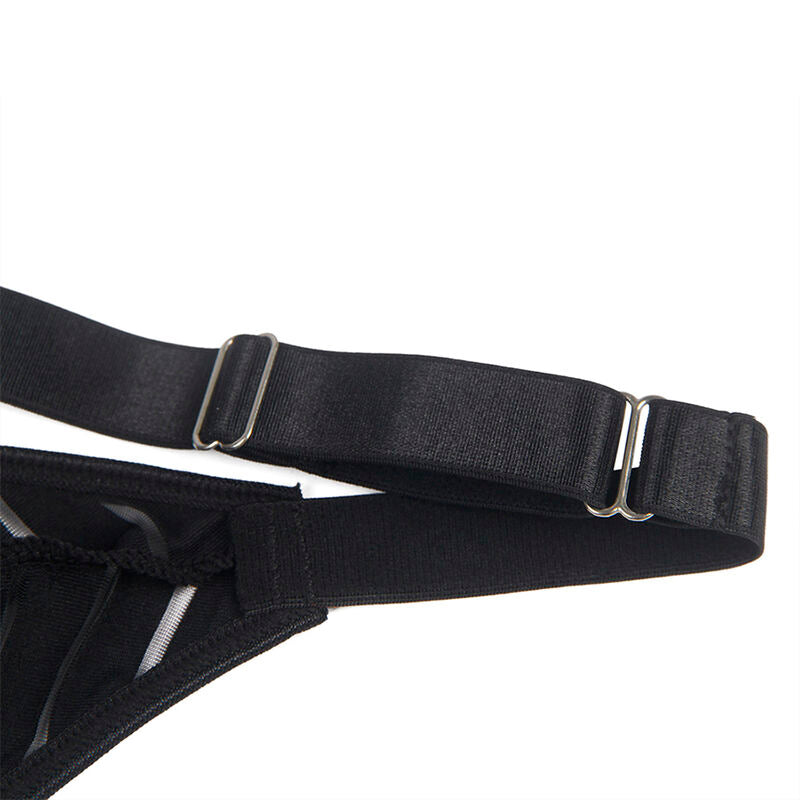 SUBBLIME - 954154 BODY WITH GARTER BELT BLACK L/XL - My naughty haven #