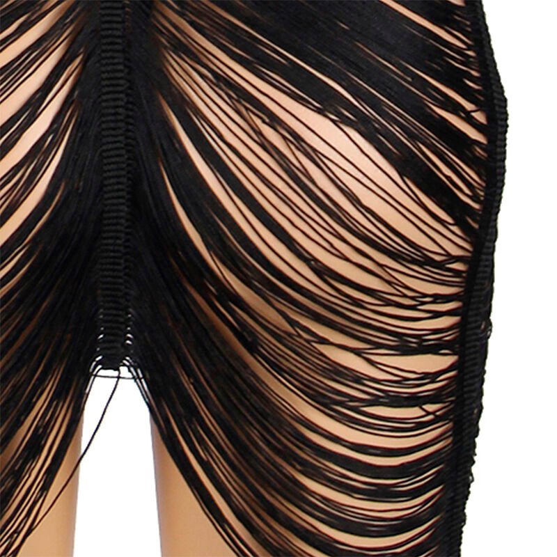 SUBBLIME - 954222 STRAPPY DRESS + THONG BLACK S/M - My naughty haven #