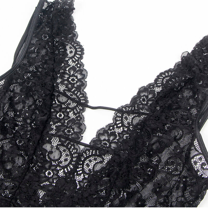 SUBBLIME - 954383 SEXY BODY WITH GARTER BELT BLACK S/M - My naughty haven #