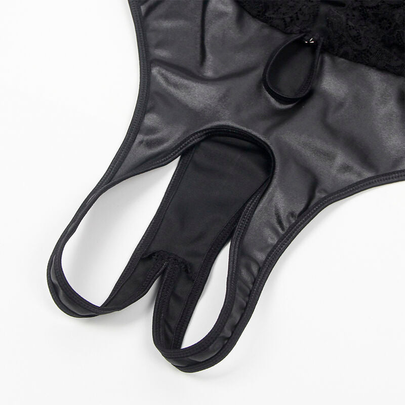 SUBBLIME - 954383 SEXY BODY WITH GARTER BELT BLACK S/M - My naughty haven #