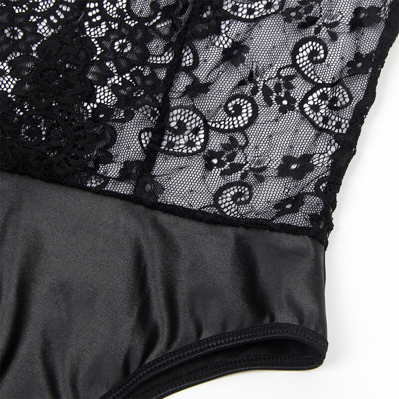 SUBBLIME - 954383 SEXY BODY WITH GARTER BELT BLACK S/M - My naughty haven #