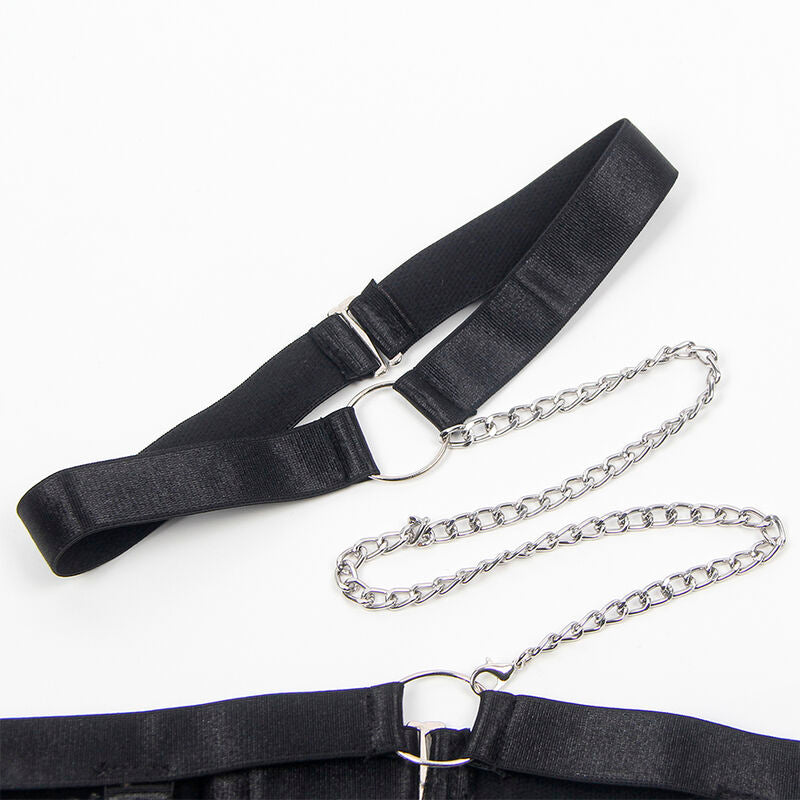 SUBBLIME - 954390 SEXY BODY WITH GARTER BELT BLACK L/XL - My naughty haven #