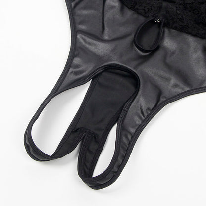 SUBBLIME - 954390 SEXY BODY WITH GARTER BELT BLACK L/XL - My naughty haven #