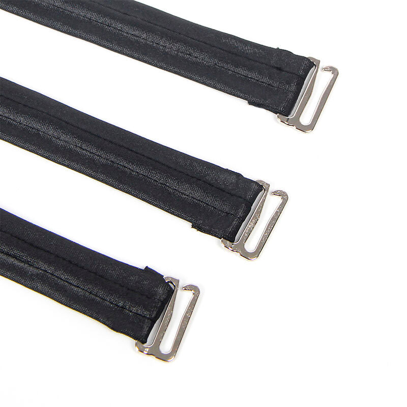 SUBBLIME - 954413 LEATHER BONDAGE BODY BLACK L/XL - My naughty haven #