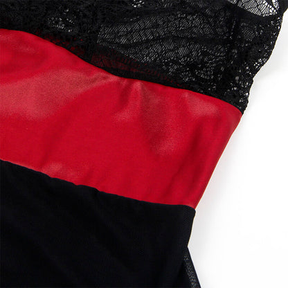 SUBBLIME - 954437 LACE BONDAGE DRESS BLACK L/XL - My naughty haven #