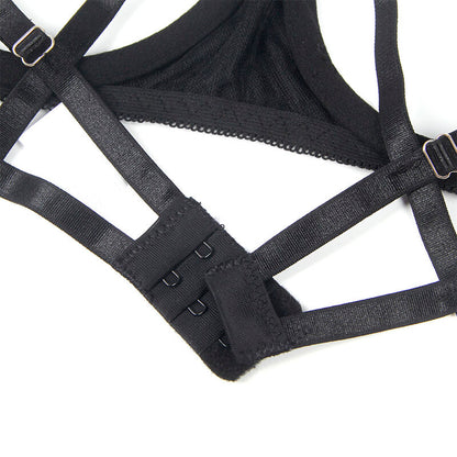 SUBBLIME - 955199 BRA SET WITH ADJUSTABLE BLACK BOW S/M - My naughty haven #