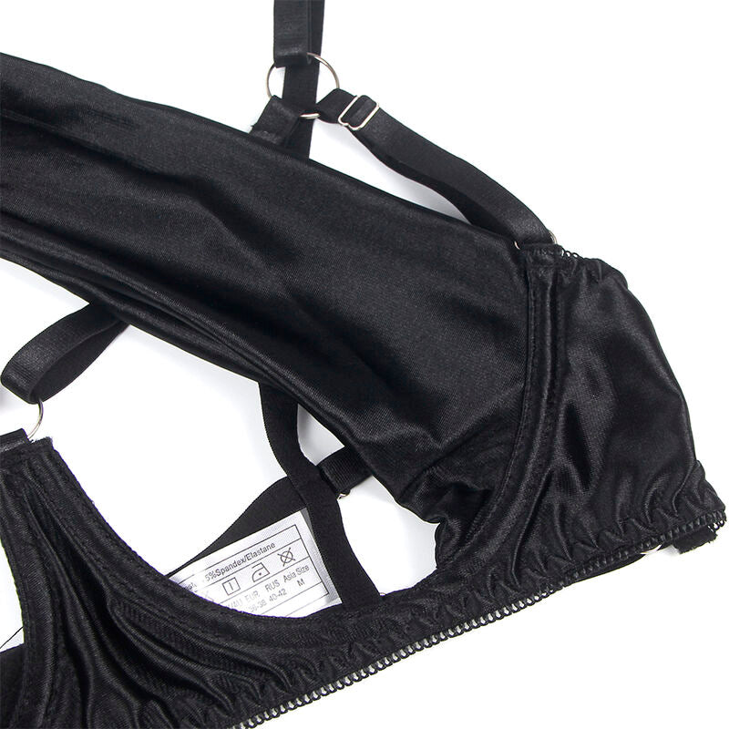 SUBBLIME - 955199 BRA SET WITH ADJUSTABLE BLACK BOW S/M - My naughty haven #