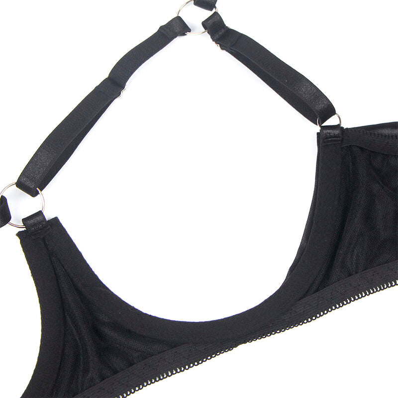 SUBBLIME - 955205 BRA SET WITH ADJUSTABLE BLACK BOW L/XL - My naughty haven #