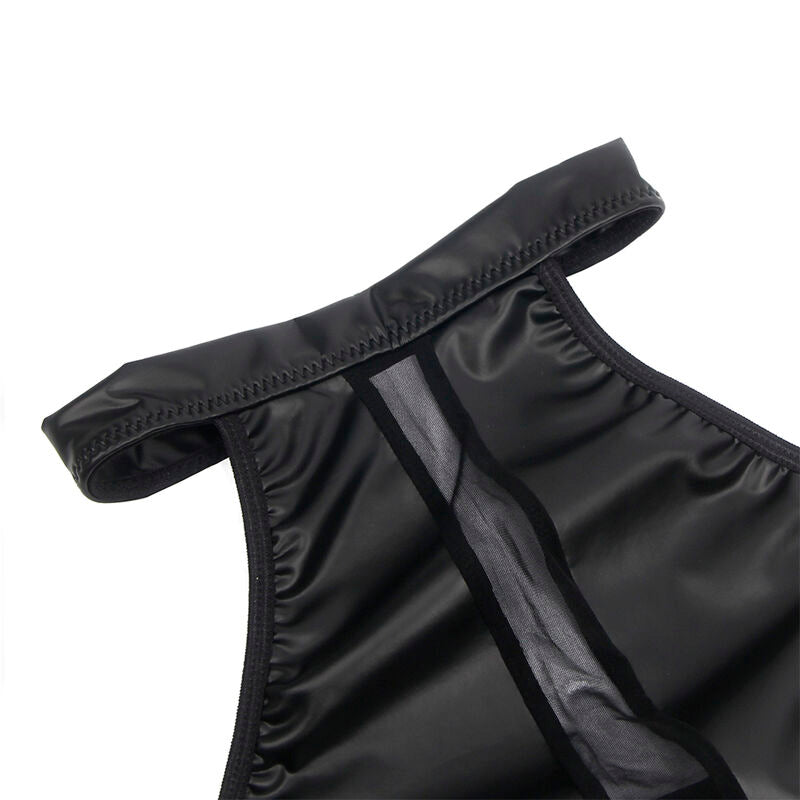 SUBBLIME - 955489 HALTER NECK DRESS WITH TRANSPARENCIES BLACK L/XL - My naughty haven #