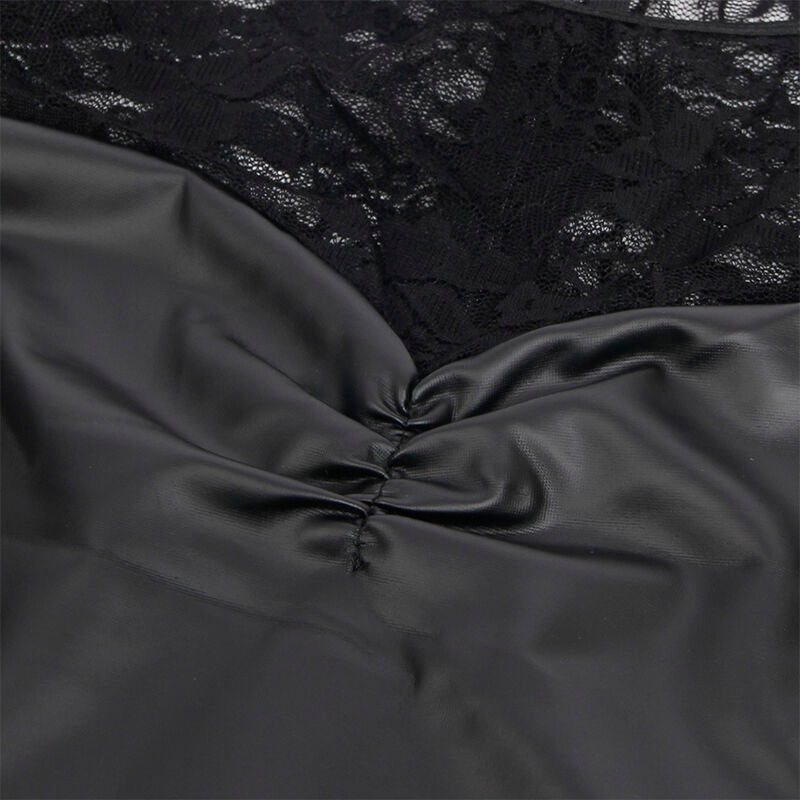 SUBBLIME - 955595 LONG SLEEVE DRESS WITH BLACK LACE S/M - My naughty haven #