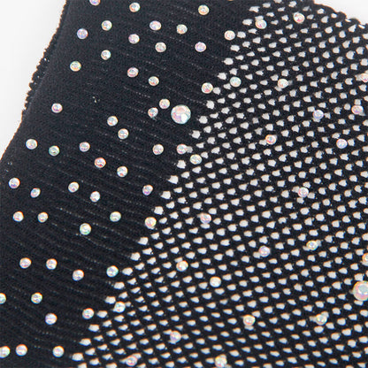 SUBBLIME - 957469SHINE TRANSPARENT GLOVES BLACK S/M - My naughty haven #