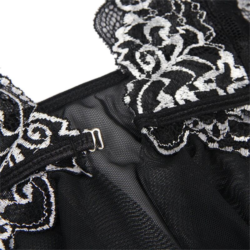 SUBBLIME - BABYDOLL FABRIC TULLE CHEST LACE S/M - My naughty haven #